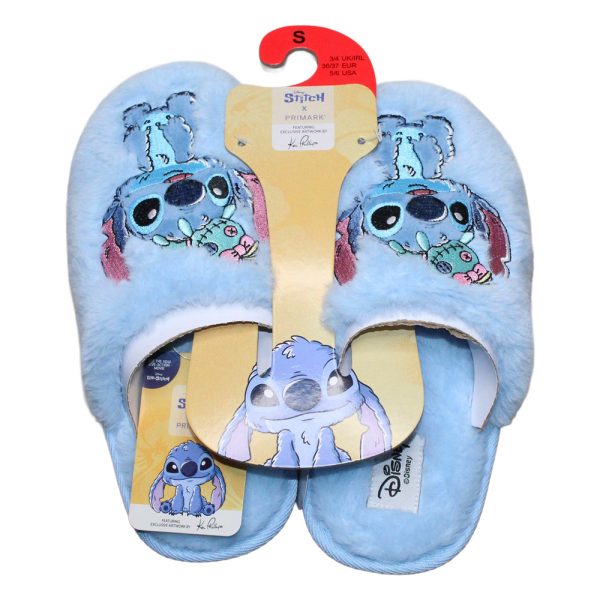 Pantuflas Stitch Celestes
