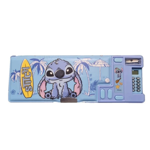 Estuche para lapiceros Stitch celeste