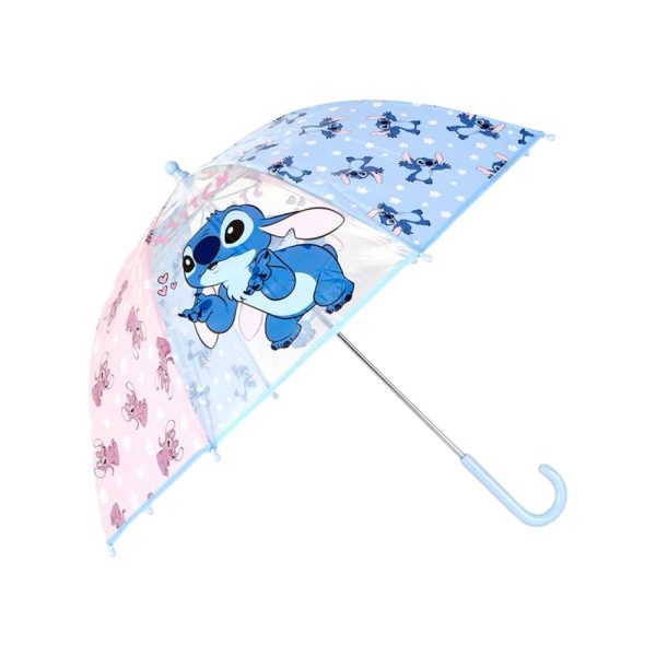 Sombrilla Stitch y Angel Celeste/Rosa