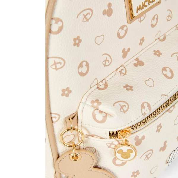 Mochila Mickey Beige Pequeña - Imagen 4