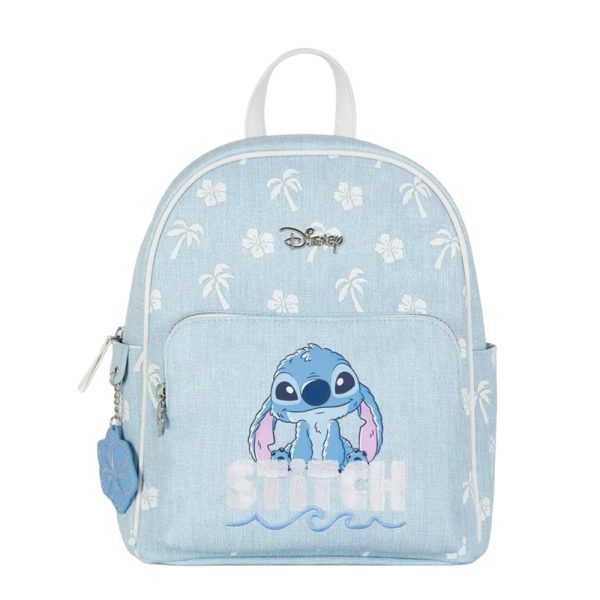 Mochila Stitch Azul Pequeña