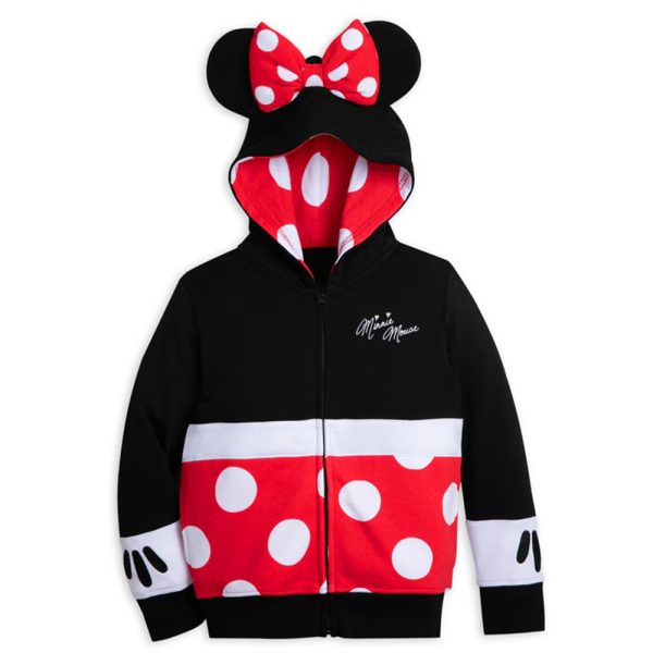 Sudadero Minnie Capucha Orejas con Zipper